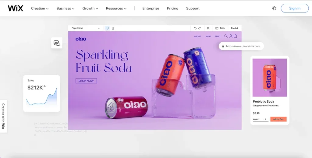 wix homepage hunters digital web design singapore no code websites