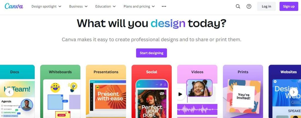 Canva-Web Design Tool