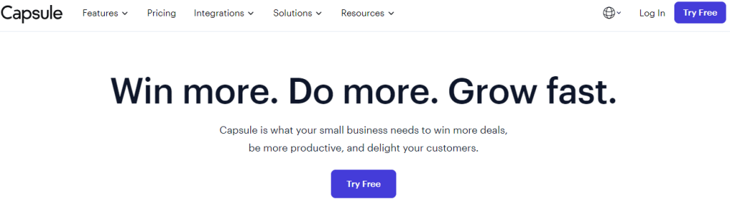 Capsule CRM