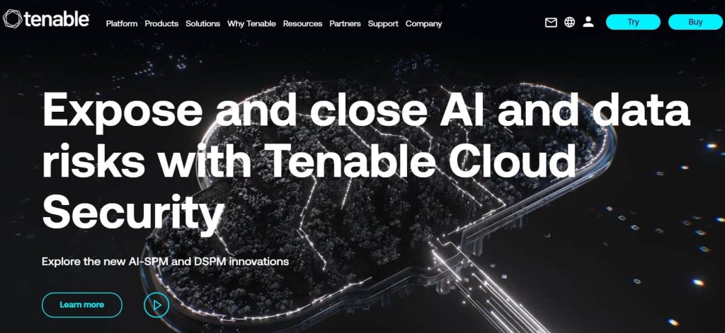 Tenable - popular cybersecurity product