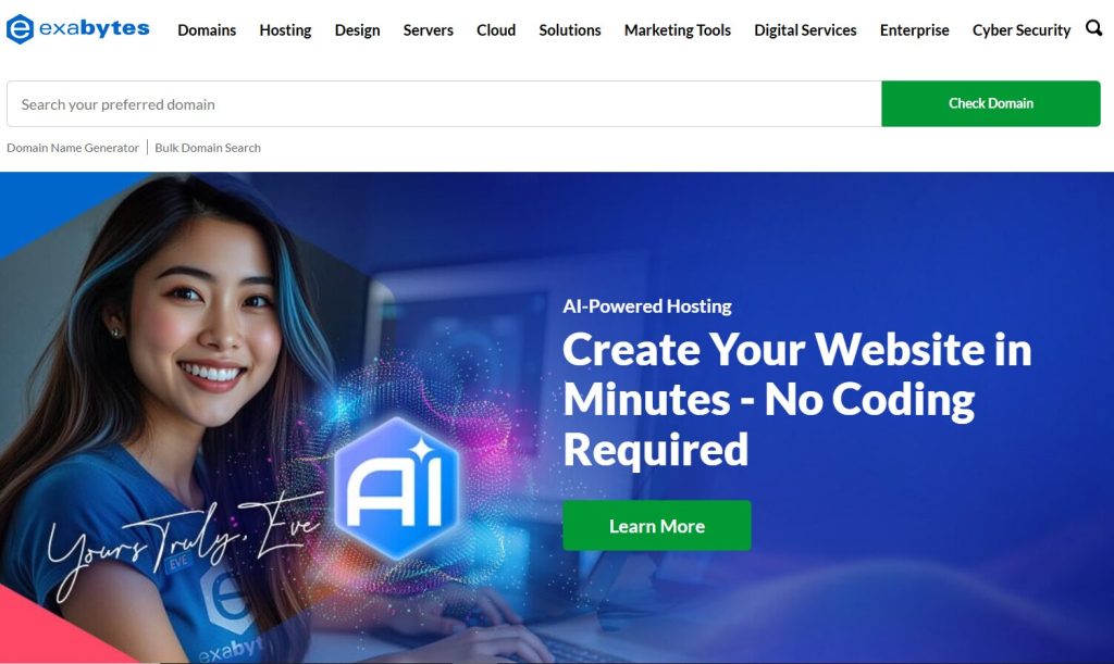 Exabytes - leading hosting provider in Singapore