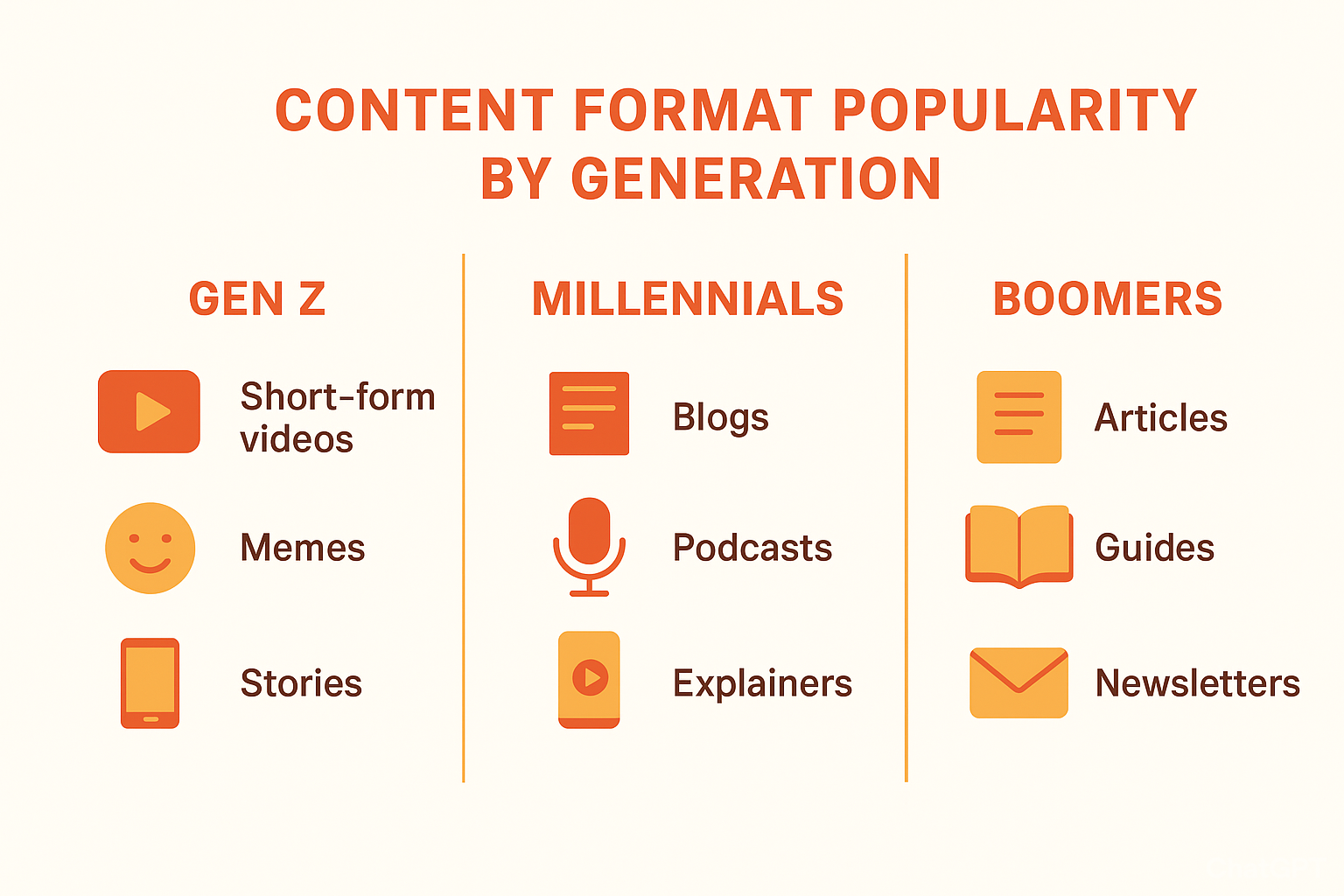 Gen Z vs Millennials vs Boomers